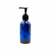 120ml Blue Glass Pump Dispenser Bottle