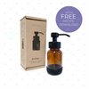 250ml Amber Glass Foaming Soap Dispenser Bottle