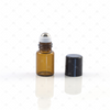 <transcy>5/8 (2ml) Dram Bernsteinfarbene Rollerflaschen mit Edelstahlrollen (5er Pack)</transcy>