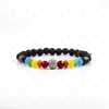 Amaya  : Chakra Gemstone Lava Diffuser Bracelet