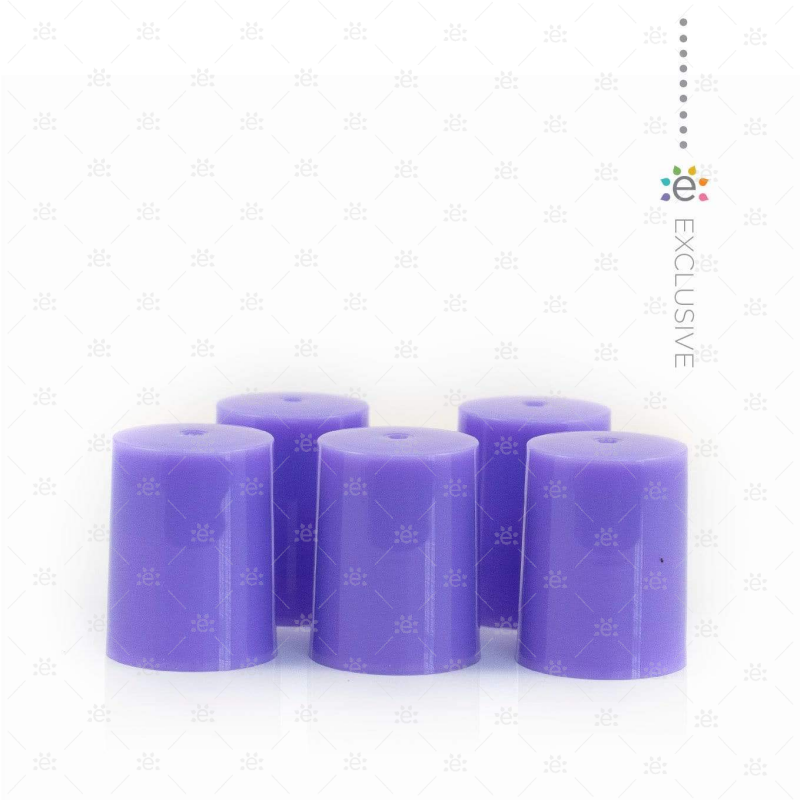 Amethyst Plastic Roller Bottle Cap (5Pk) Accessories & Caps