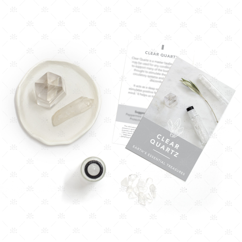 Clear Quartz Luxury Gemstone Roller (3 Pack) Accessories & Caps