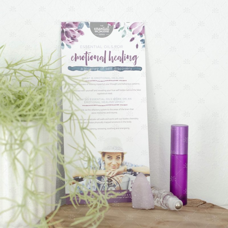 Essential Knowledge Series: Oils For Emotional Healing With Trish Nash Education Card (Single) Rack