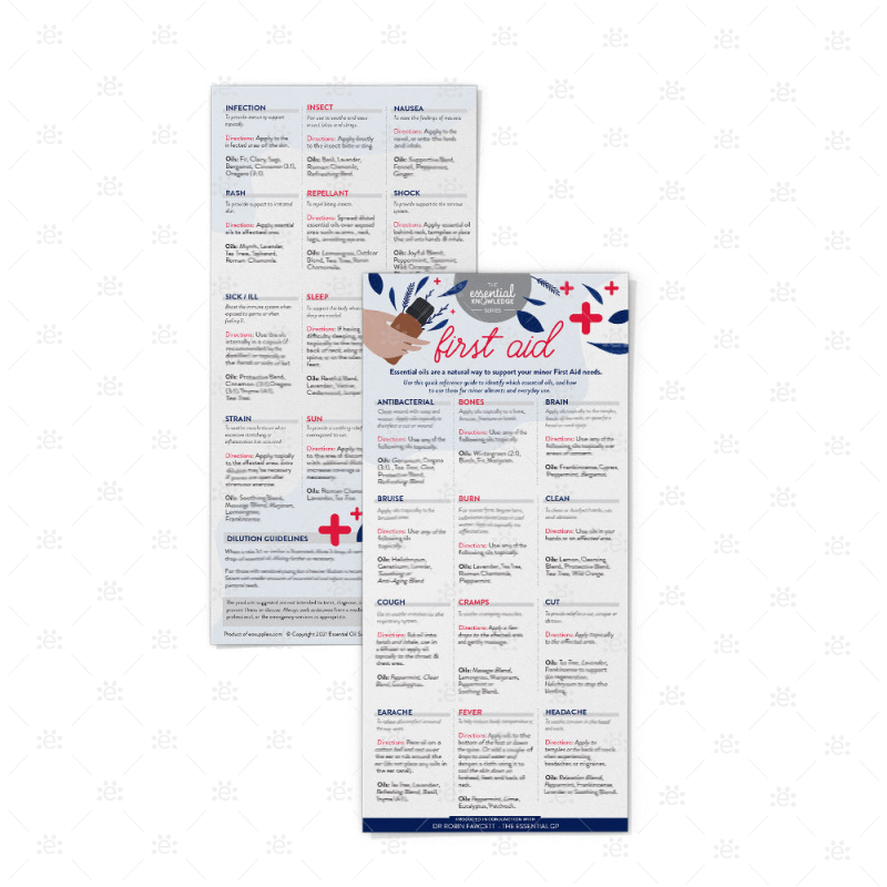 First Aid Needs Rack Card (Single) Cards