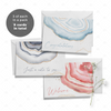 Gemstone Card Set - Congrats / Just to say / Welcome (Set of 9 cards, 3 of each)