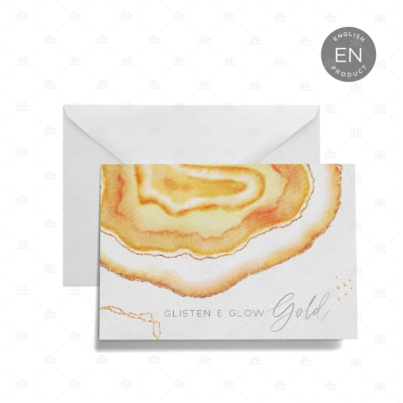 Gemstone Rank Recognition Card - Gold Gift Cards