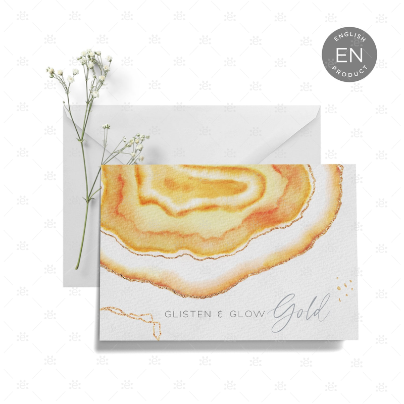 Gemstone Rank Recognition Card - Gold Gift Cards