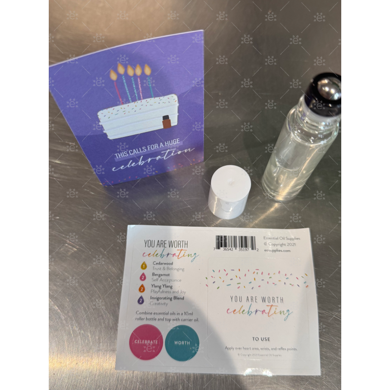 Happy Birthday - You’re Awesome! Glass Roller Bottle