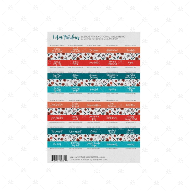 I Am Fabulous Labels (Set Of 40)