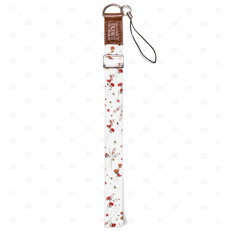 Itovi - Red Floral Lanyard