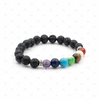 <transcy>Lava Rock Chakra Armband</transcy>