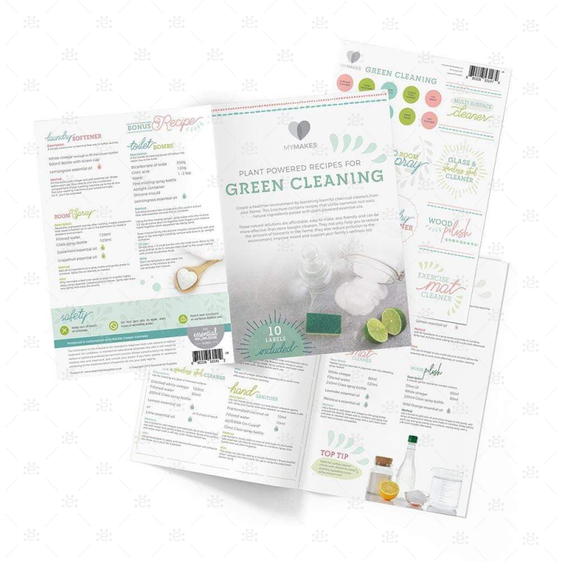 Mymakes:  Green Cleaning (Single Set) Labels