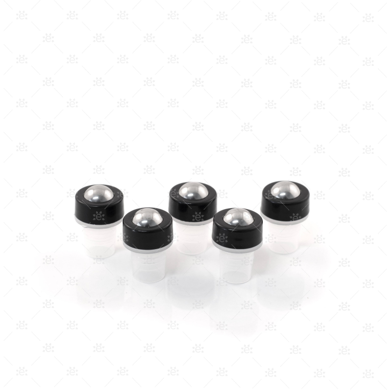 New Style Stainless Steel Roller Tops For 5Ml And 10Ml Glass Bottles (5 Pack) Accessories & Caps