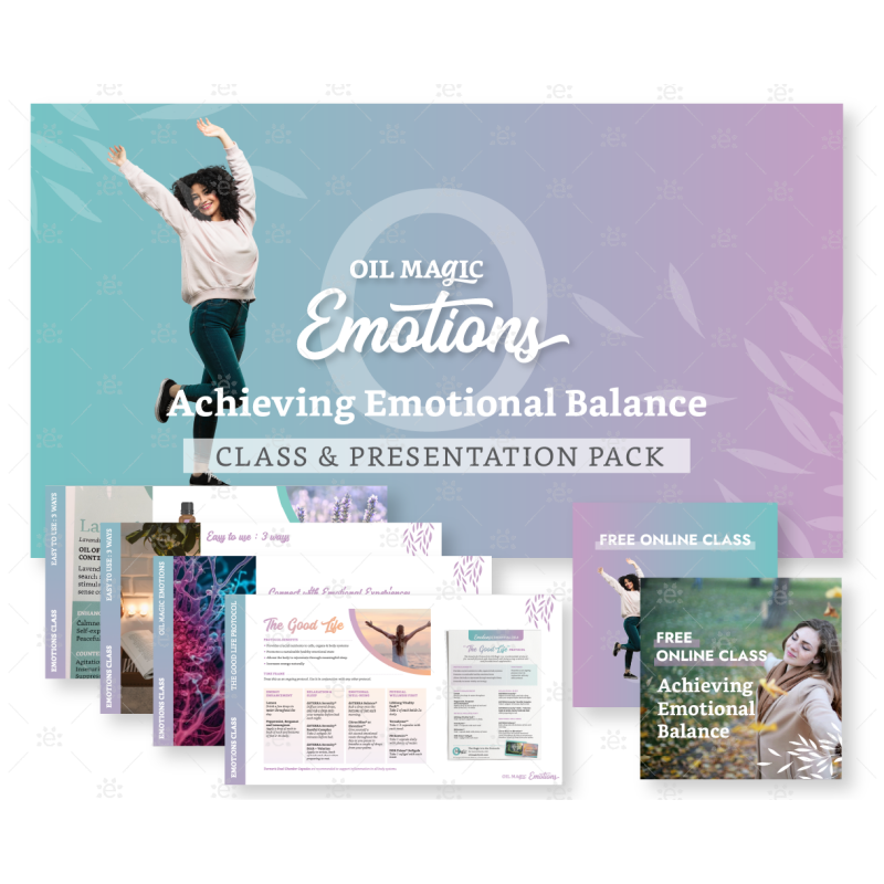 Oil Magic Emotions Achieving Emotional Balance: Presentation & Class Pack Digital/E-Course