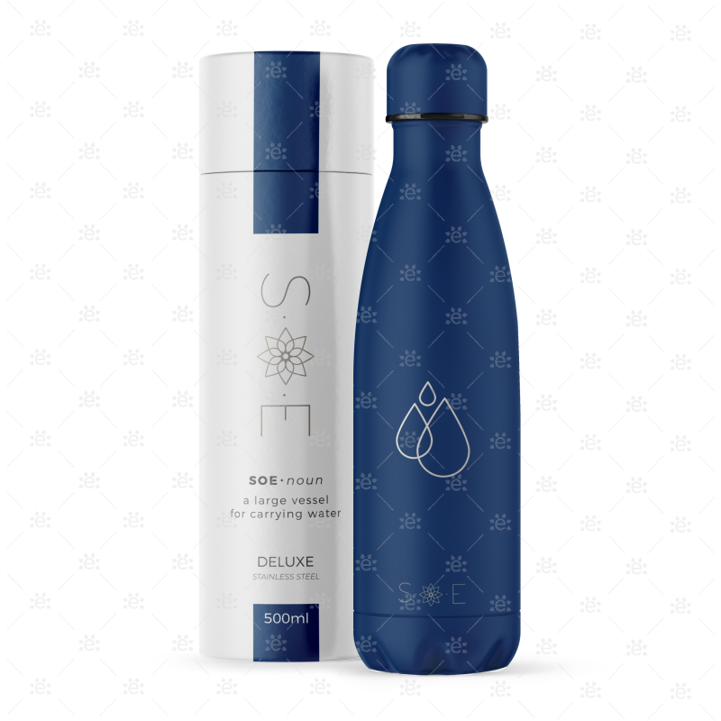 Soe - Deluxe 500Ml Stainless Steel Drinks Bottle Azurite Coming Soon