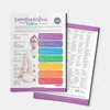 <transcy>Essential Knowledge Series: Unterstützung des Wohlbefindens durch Chakra-Ausgleich - Tear Pad (25 Blatt)</transcy>