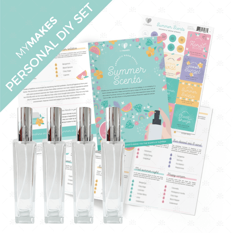 Mymakes:  Summer Scents Aromatic Room Sprays (Personal Diy Set) Kits