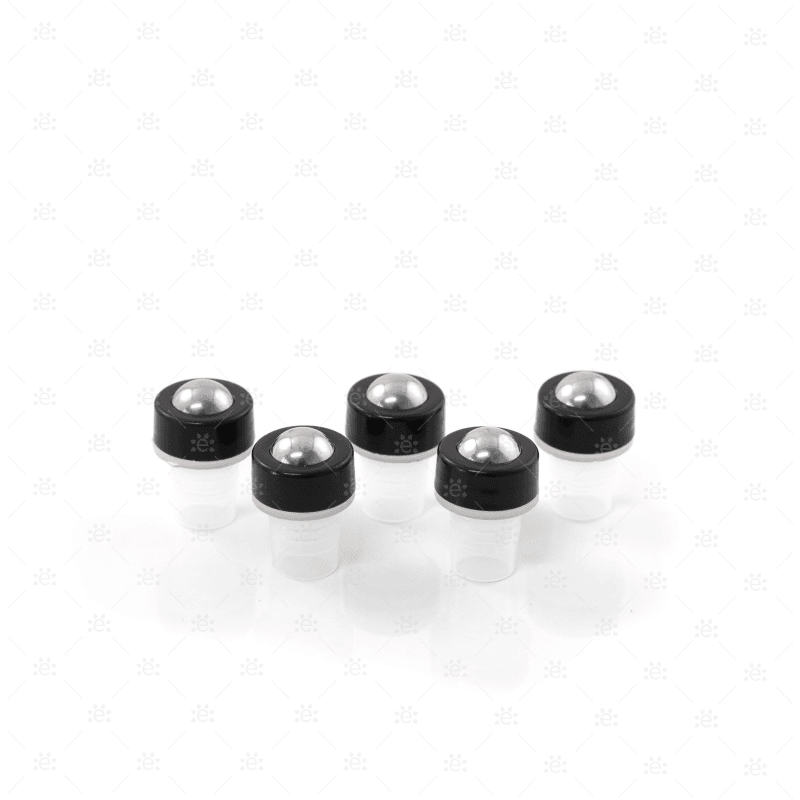 New Style Stainless Steel Roller Tops For 5Ml And 10Ml Glass Bottles (5 Pack) Accessories & Caps